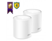 TP-LINK Deco X50(2-pack)  AX3000 Mesh Wi-Fi 6 System, 2 LAN/WAN Gigabit Port, 2402Mbps on 5GHz + 574Mbps on 2.4GHz, 802.11ax/ac/b/g/n, OFDMA , MU-MIMO, Wi-Fi Dead-Zone Killer, Seamless Roaming with One Wi-Fi Name, Antivirus, Parental Controls